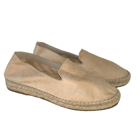 Free People Laurel Canyon Camel Tan Leather Espadrilles - 9 - Picture 16 of 16